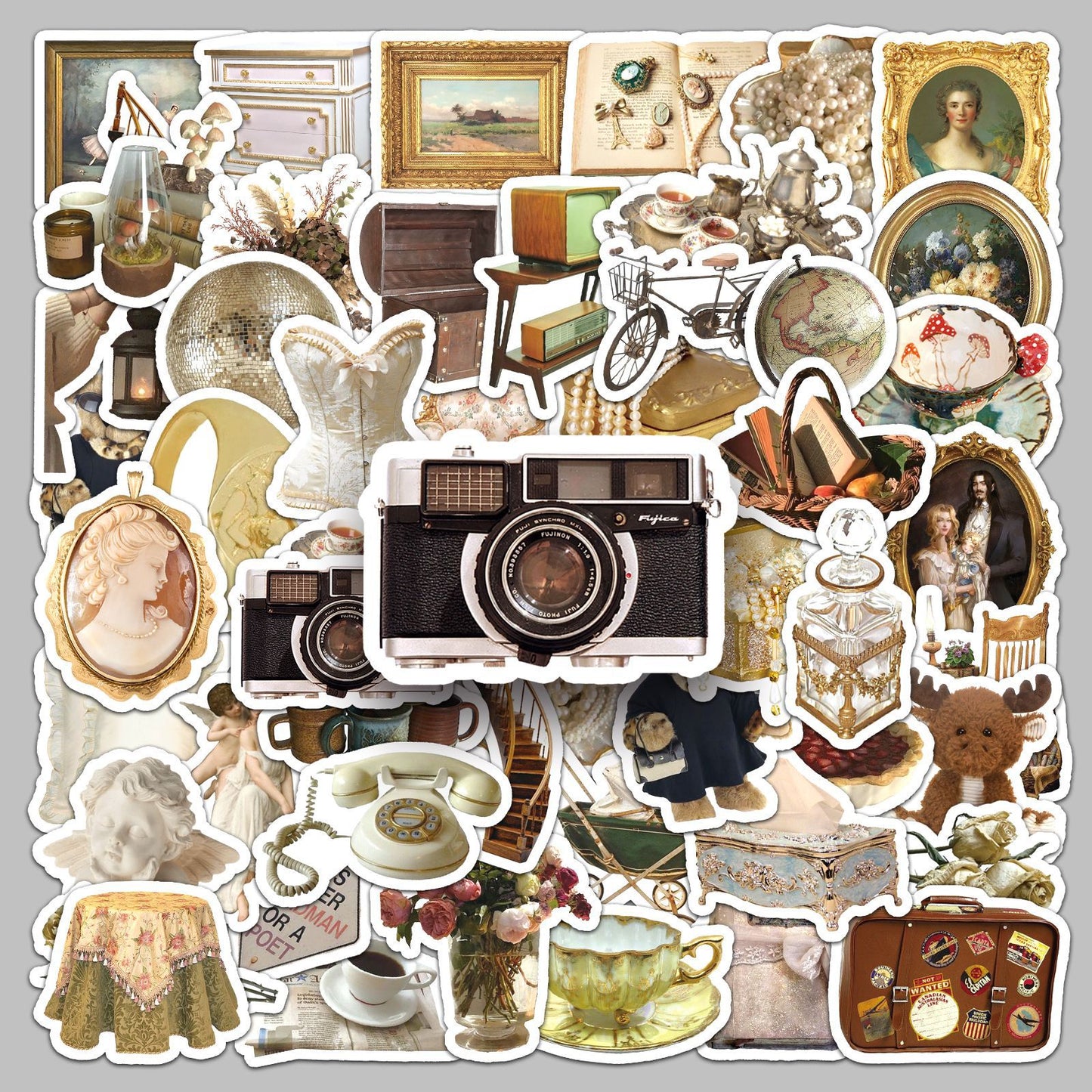 Timeless Treasures Vintage Stickers