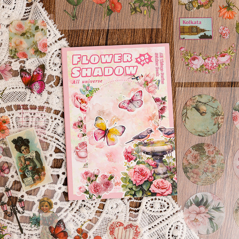 Flower Shadow - Sticker Book