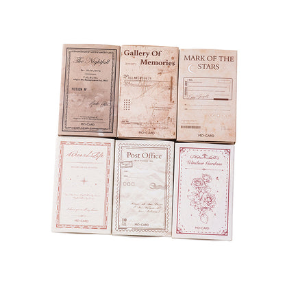 Retro Label & Text Box Stickers – Echoes from the Past