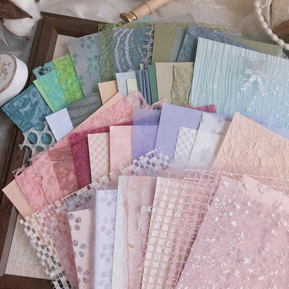 Mesh & Textured Specialty Paper Pack – A5 (5.8 × 8.3 in)