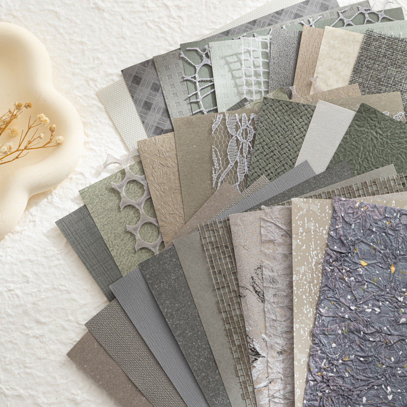 Mesh & Textured Specialty Paper Pack – A5 (5.8 × 8.3 in)