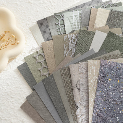 Mesh & Textured Specialty Paper Pack – A5 (5.8 × 8.3 in)