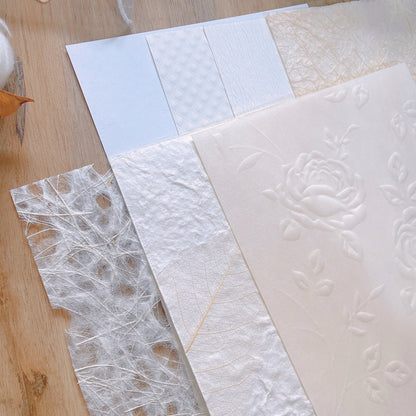 Mesh & Textured Specialty Paper Pack – A5 (5.8 × 8.3 in)