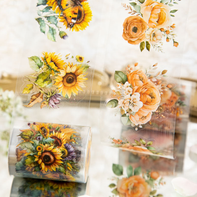 Sea of Flowers - PET Sticker Tape