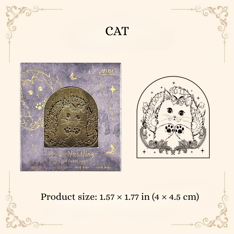 Celestial Forest Decorative Metal Clip - Page Clip