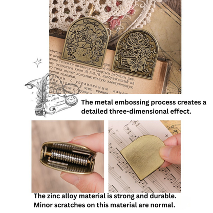 Celestial Forest Decorative Metal Clip - Page Clip