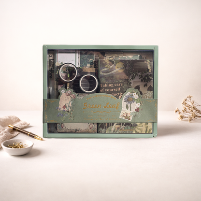 Emerald Garden Craft Kit - Vintage Scrapbooking Kit/Gift Kit