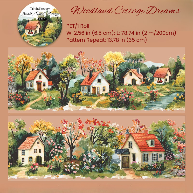 Small Town in the Wilderness Series – PET Decorative Tape